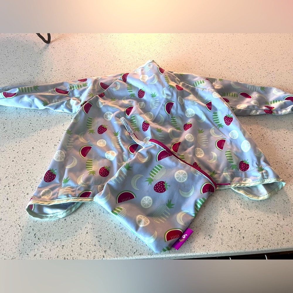Long Sleeve Baby Bibs, Waterproof Sleeved Bib, Toddler Soft Bib for 6-24 Months